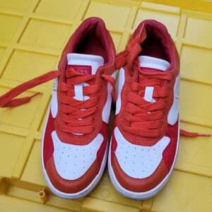 Guess Red and White Women's Sneakers